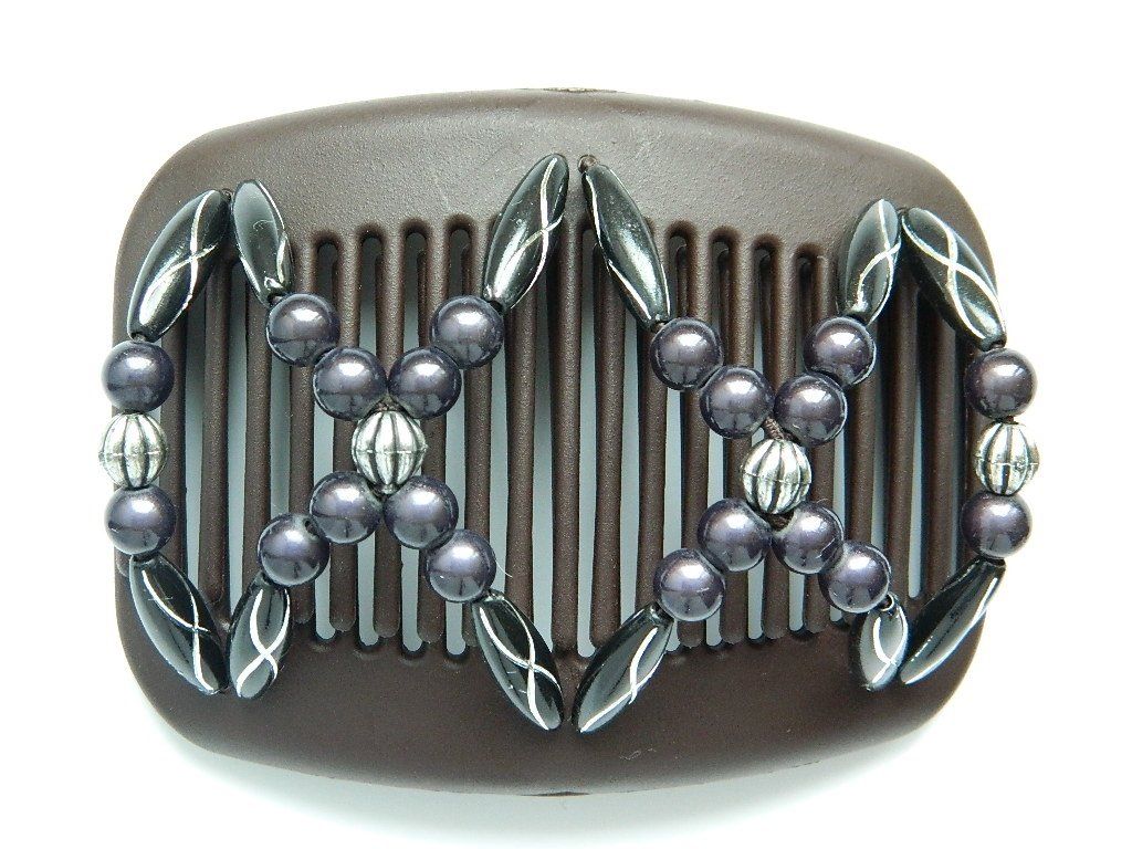 African Butterfly Hair Comb - Dalena Brown 38