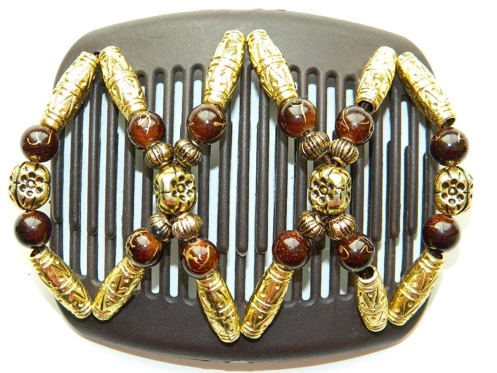 African Butterfly Hair Comb - Dalena Brown 61
