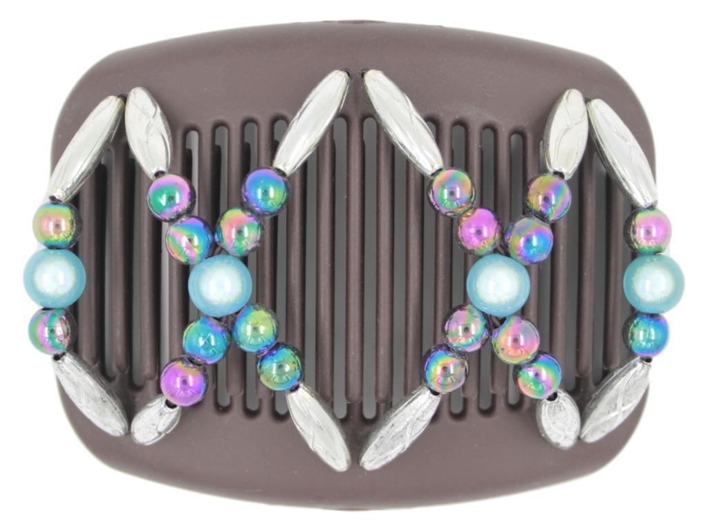 African Butterfly Hair Comb - Dalena Brown 99