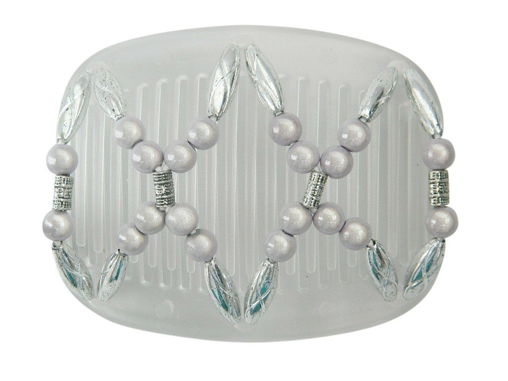 African Butterfly Hair Comb - Dalena Clear 09