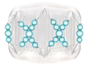 African Butterfly Hair Comb - Dalena Clear 100