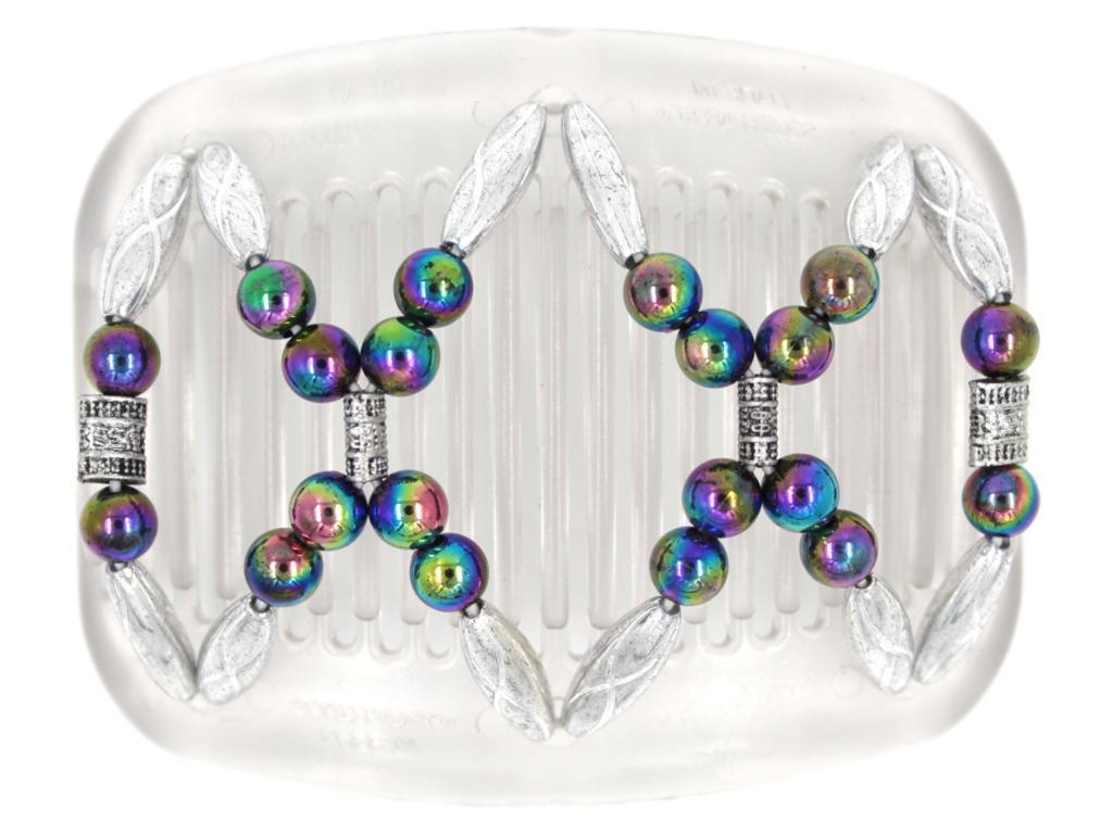 African Butterfly Hair Comb - Dalena Clear 103