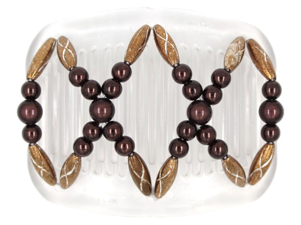 African Butterfly Hair Comb - Dalena Clear 105