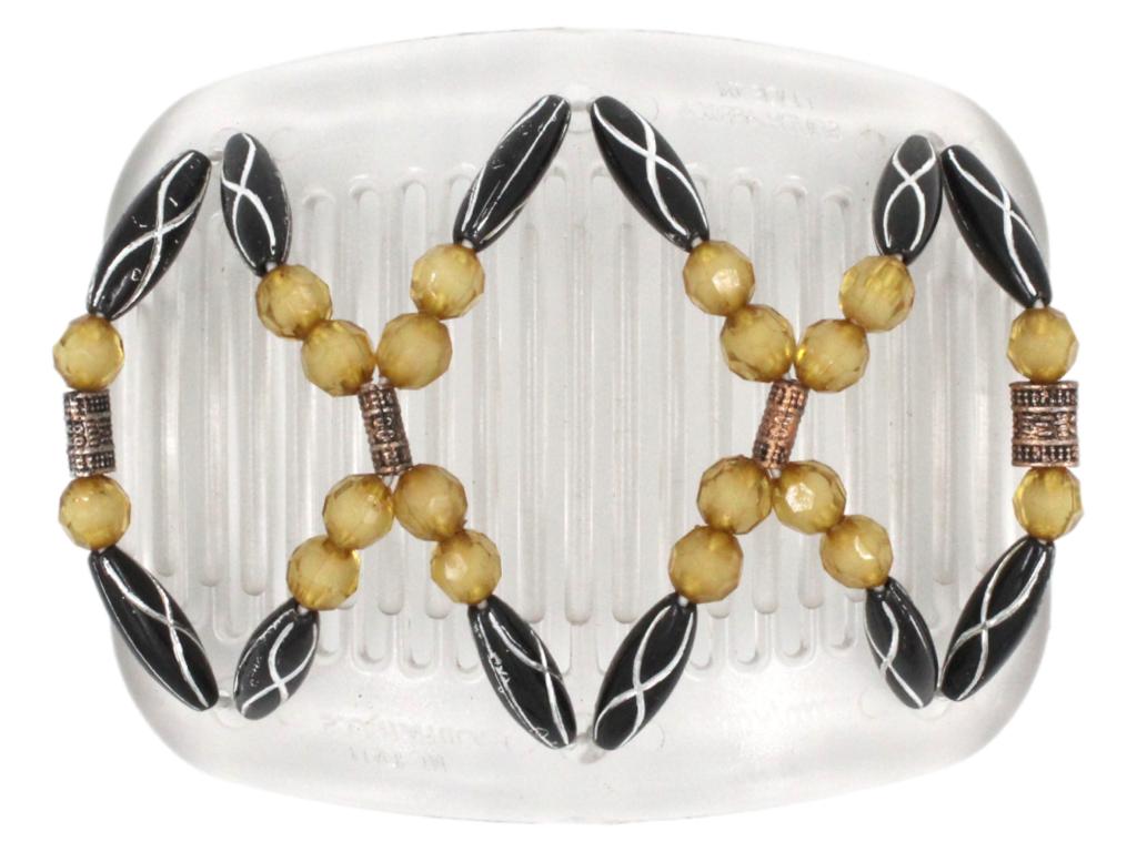 African Butterfly Hair Comb - Dalena Clear 114