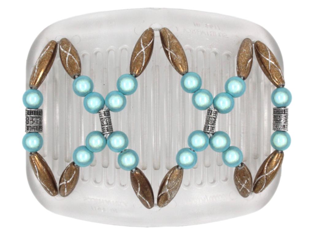 African Butterfly Hair Comb - Dalena Clear 120