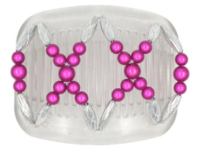 African Butterfly Hair Comb - Dalena Clear 121