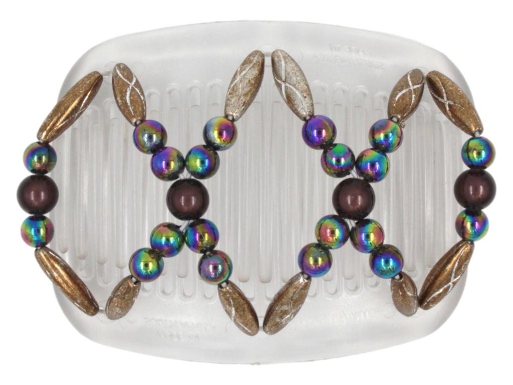 African Butterfly Hair Comb - Dalena Clear 122