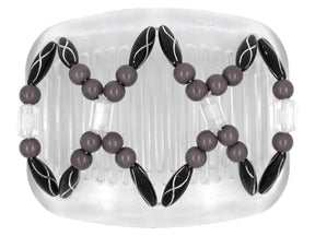 African Butterfly Hair Comb - Dalena Clear 128