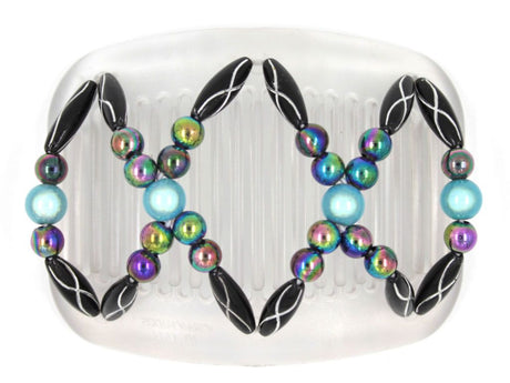 African Butterfly Hair Comb - Dalena Clear 73