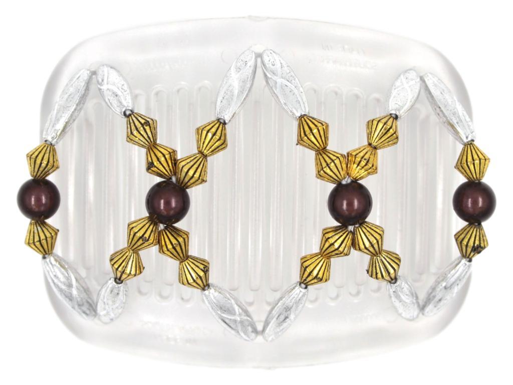 African Butterfly Hair Comb - Dalena Clear 82