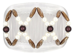 African Butterfly Hair Comb - Dalena Clear 86