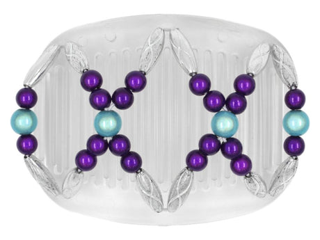 African Butterfly Hair Comb - Dalena Clear 87