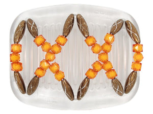 African Butterfly Hair Comb - Dalena Clear 90