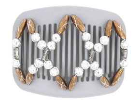 African Butterfly Hair Comb - Dalena Gray 23