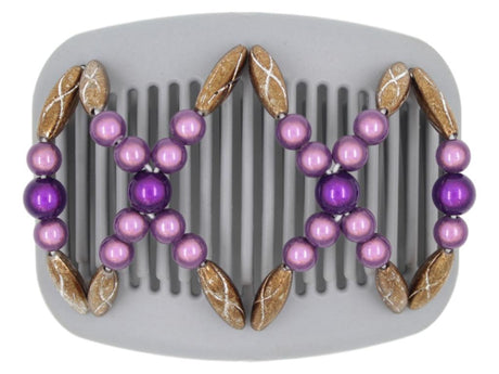 African Butterfly Hair Comb - Dalena Gray 25