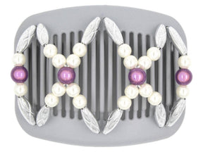 African Butterfly Hair Comb - Dalena Gray 29