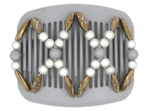 African Butterfly Hair Comb - Dalena Gray 39