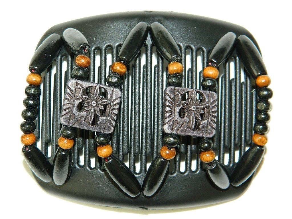 African Butterfly Hair Comb - Dupla Black 17