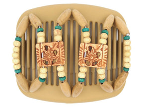 African Butterfly Hair Comb - Dupla Blonde 64
