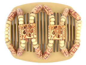 African Butterfly Hair Comb - Dupla Blonde 76