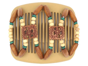 African Butterfly Hair Comb - Dupla Blonde 80