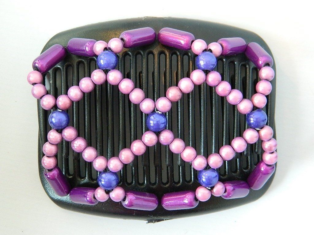African Butterfly Hair Comb - Ndalena Black 01