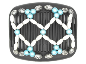 African Butterfly Hair Comb - Ndalena Black 103