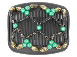 African Butterfly Hair Comb - Ndalena Black 116