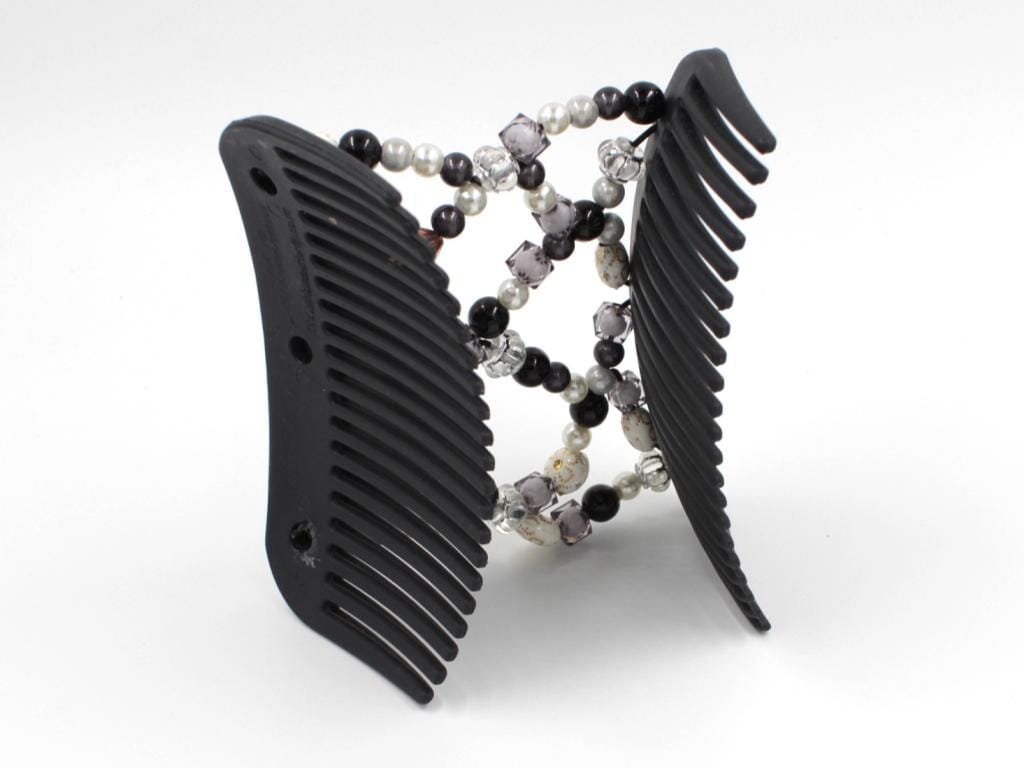 African Butterfly Hair Comb - Ndalena Black 120
