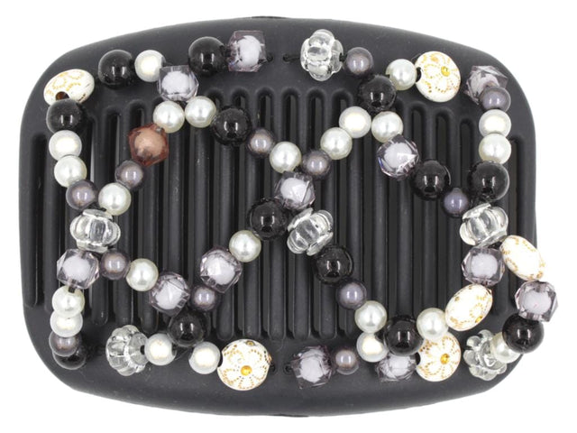African Butterfly Hair Comb - Ndalena Black 120