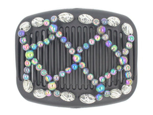 African Butterfly Hair Comb - Ndalena Black 71