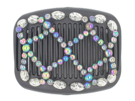 African Butterfly Hair Comb - Ndalena Black 71
