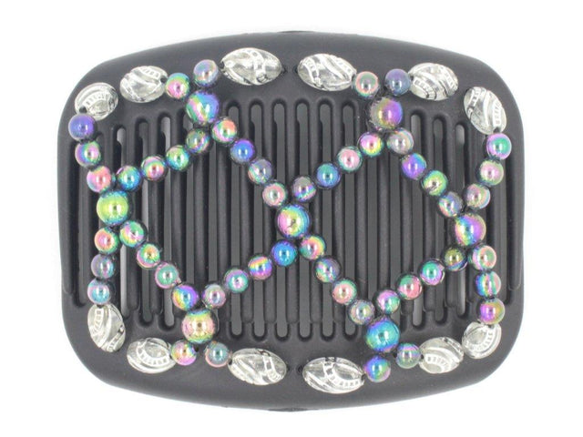 African Butterfly Hair Comb - Ndalena Black 71