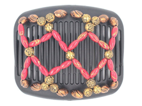 African Butterfly Hair Comb - Ndalena Black 72