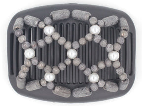 African Butterfly Hair Comb - Ndalena Black 75