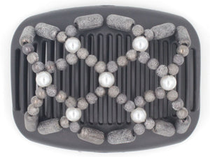 African Butterfly Hair Comb - Ndalena Black 75