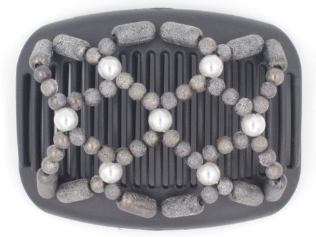 African Butterfly Hair Comb - Ndalena Black 75