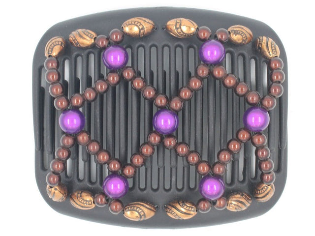 African Butterfly Hair Comb - Ndalena Black 76