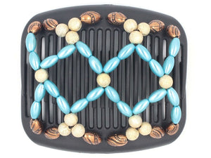 African Butterfly Hair Comb - Ndalena Black 77