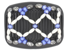 African Butterfly Hair Comb - Ndalena Black 80