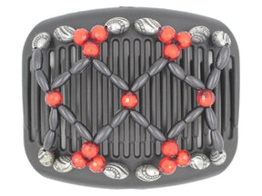 African Butterfly Hair Comb - Ndalena Black 81
