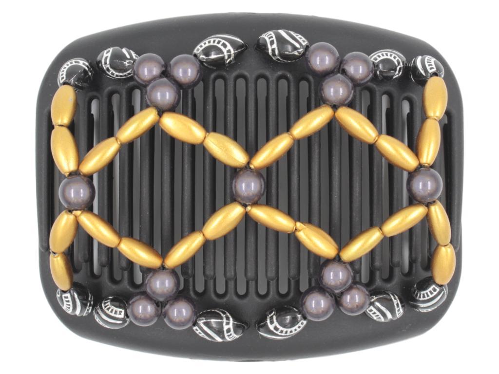 African Butterfly Hair Comb - Ndalena Black 82