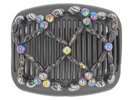 African Butterfly Hair Comb - Ndalena Black 83
