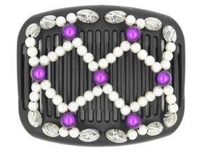 African Butterfly Hair Comb - Ndalena Black 95