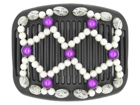 African Butterfly Hair Comb - Ndalena Black 95
