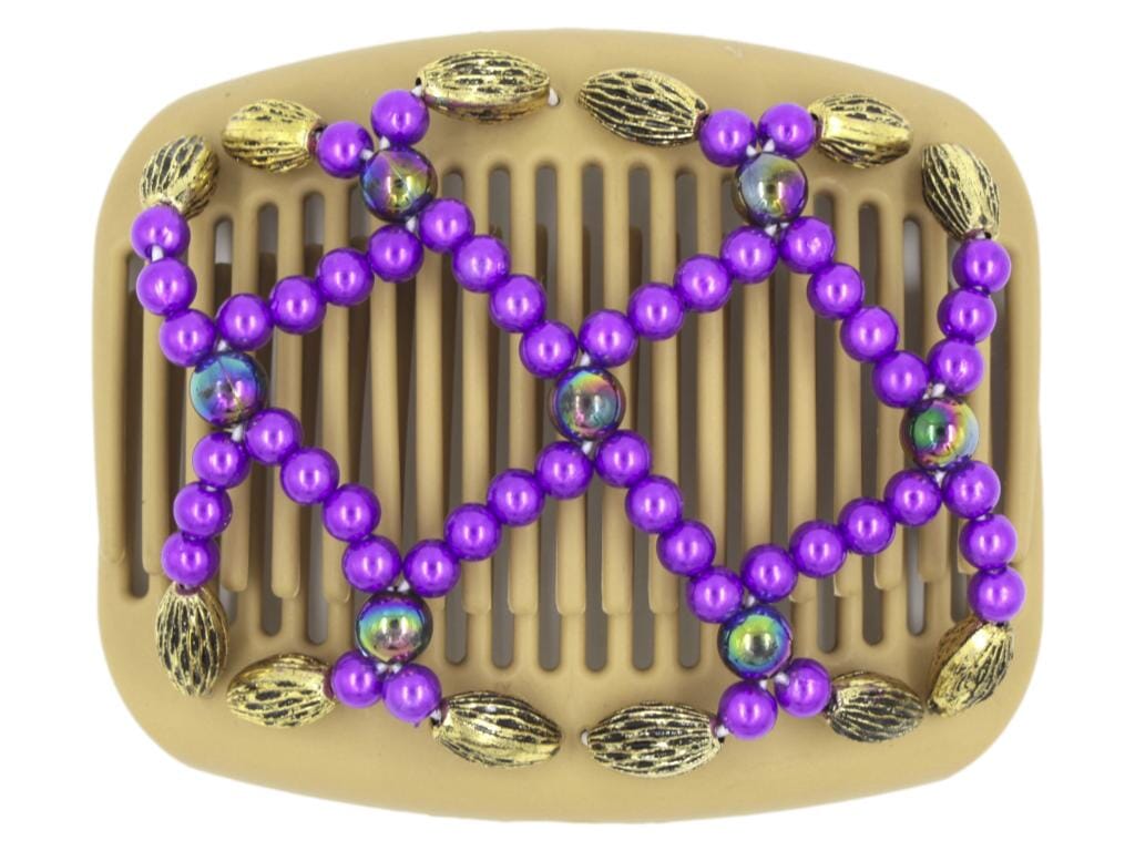 African Butterfly Hair Comb - Ndalena Blonde 100