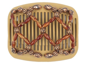 African Butterfly Hair Comb - Ndalena Blonde 104