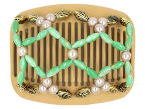 African Butterfly Hair Comb - Ndalena Blonde 80