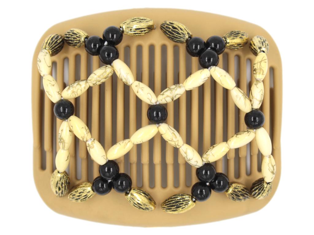 African Butterfly Hair Comb - Ndalena Blonde 85