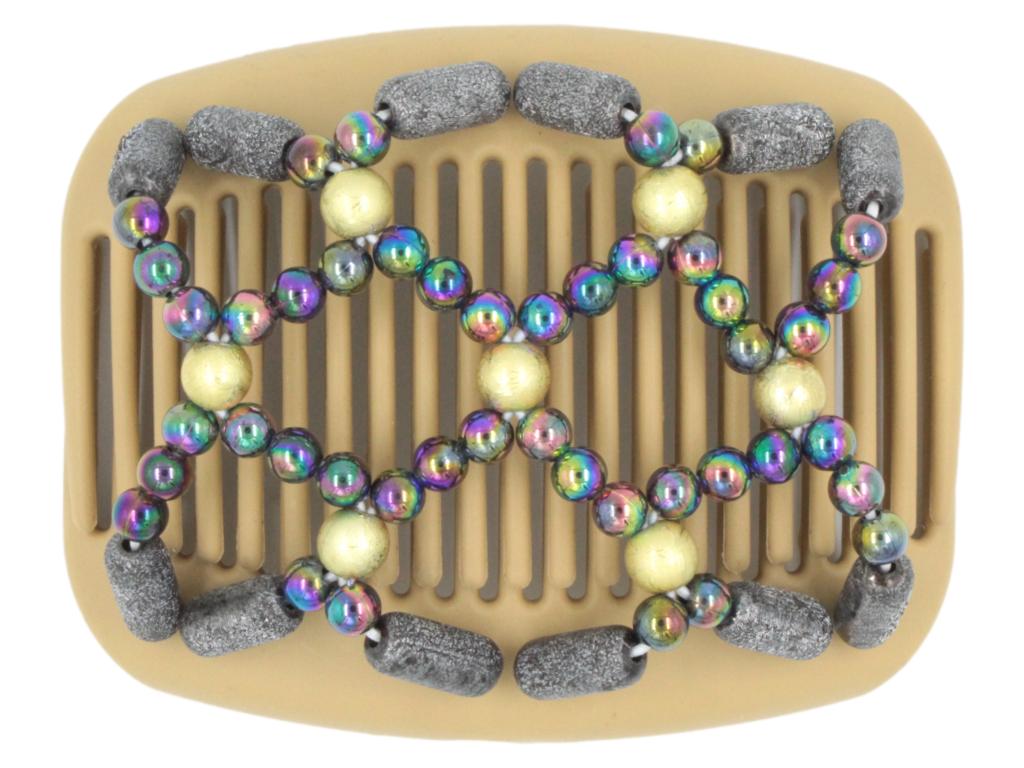 African Butterfly Hair Comb - Ndalena Blonde 97